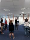 Apabb CE faz aula de yoga com as famílias