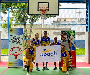 Equipes da Apabb RJ conquistam medalhas na etapa final da Liga de Basquete 3x3 Unificado 